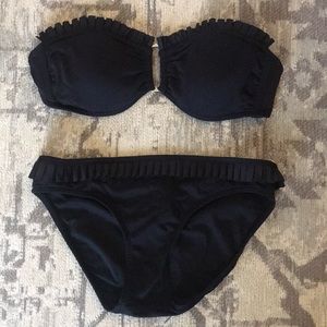 Black Bandeau Swimsuit